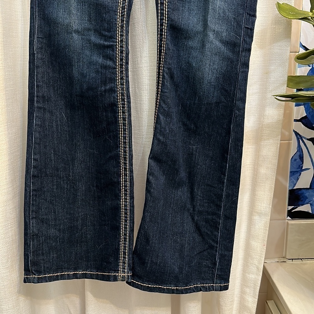NWOT Women’s Seven7 Dark Wash Boot Cut Jeans Size 10 - Picture 3 of 9